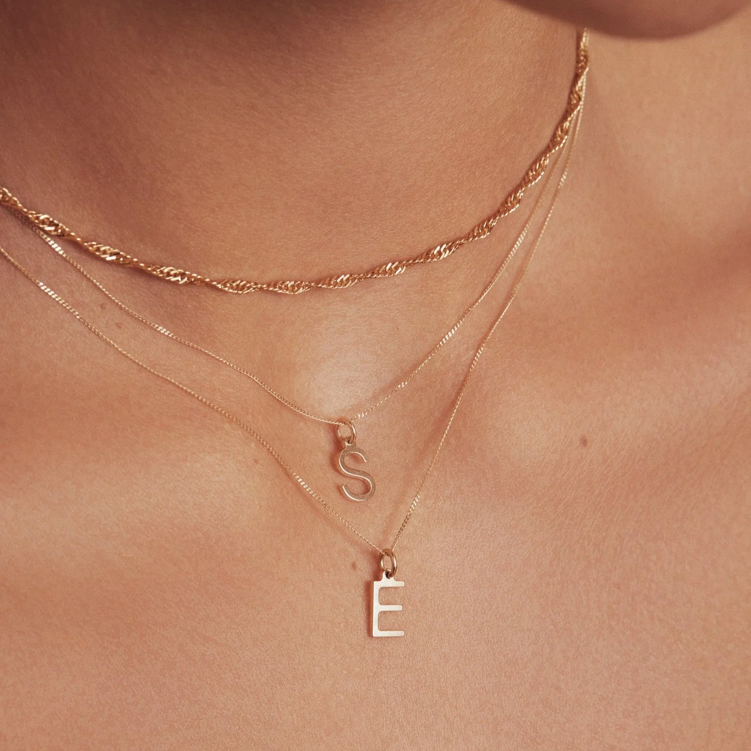 Gold Individual Initial Charm - Image 5
