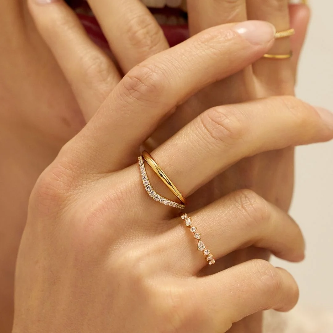 Gold Mini Dome Ring - Image 3