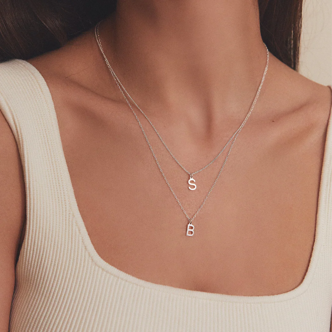 Silver Individual Initial Charm - Image 3