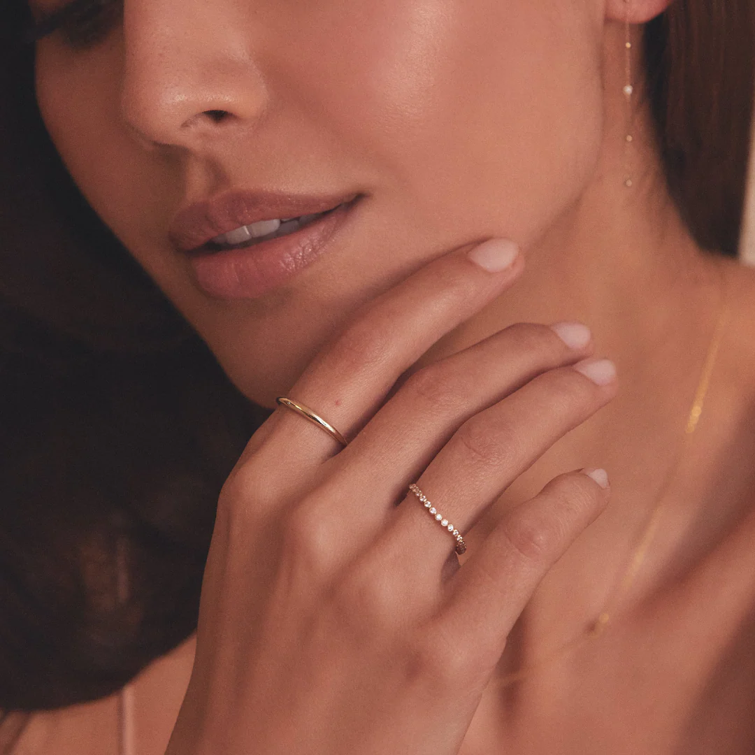 Silver Mini Dome Ring - Image 5