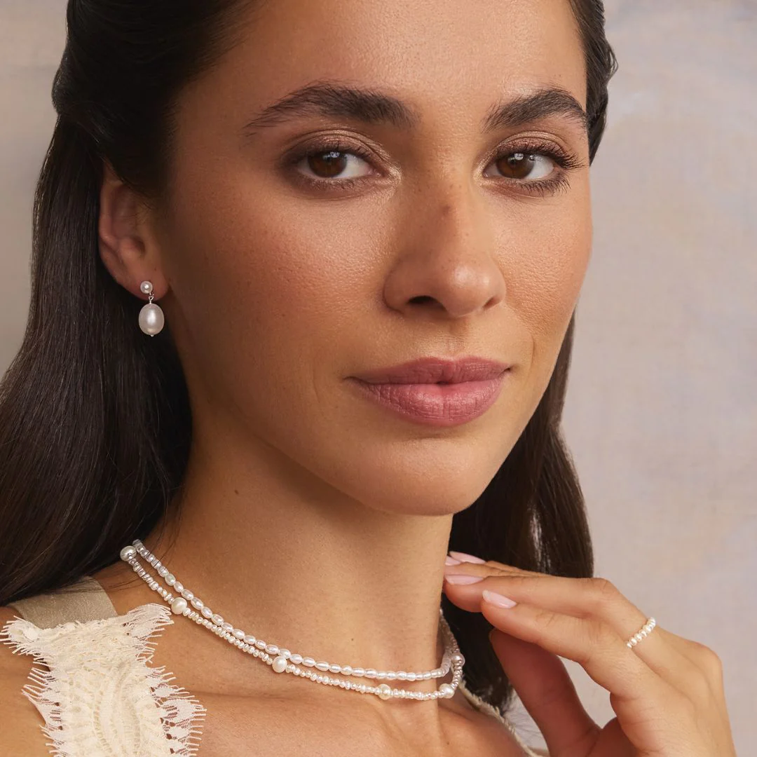 Silver Multi Pearl Choker - Image 4